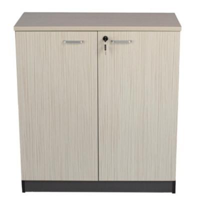 Armoire Basse 2 Portes Pleines , Compacte et Fonctionnelle