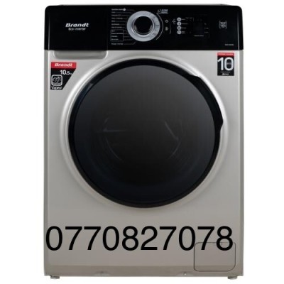 Machine à laver Brandt 10,5kg silver Black Edition