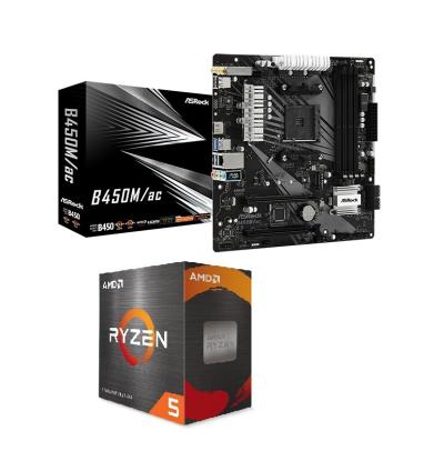 Asrock B450M WiFi + Ryzen 5 5500 Box