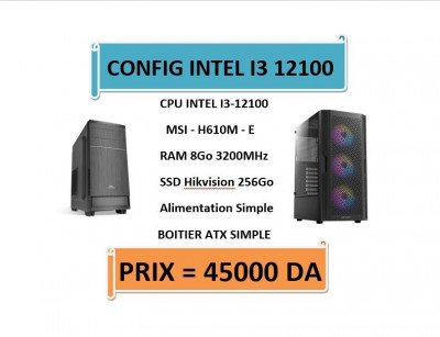 unites-centrales-config-intel-i3-12100-msi-h610m-e-8go-3200mhz-ssd-256go-baba-hassen-alger-algerie