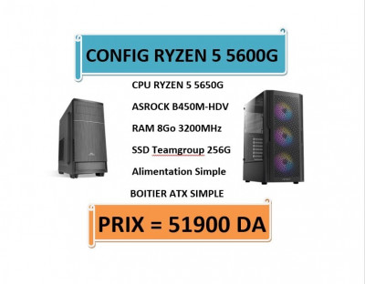 unites-centrales-config-ryzen-5-5650-g-asrock-b450-8go-3200mhz-ssd-256go-baba-hassen-alger-algerie