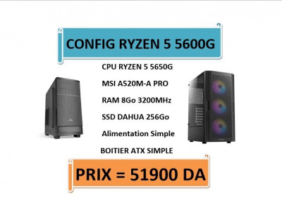 unites-centrales-config-ryzen-5-5650-g-msi-a520-8go-3200mhz-ssd-256go-baba-hassen-alger-algerie