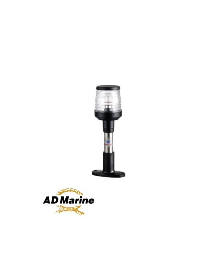 Hampe Compact inox 20cm feu noir ou blanc