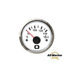 Jauge du niveau de l'huile blanc/polie pour bateau