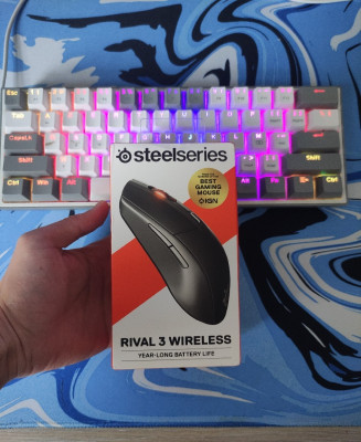 keyboard-mouse-souris-gaming-sans-fil-steelseries-rival-3-neuf-sous-emballage-alger-centre-algeria