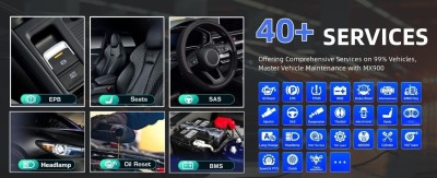 Autel MaxiCheck MX900 Scanner de diagnostic pour tous les systèmes, contrôle bidirectionnel, DoIP/CA