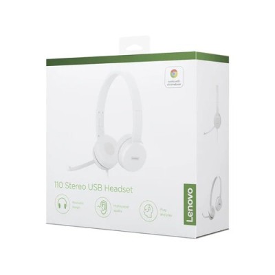 Casque -Micro Lenovo 110 Stereo USB