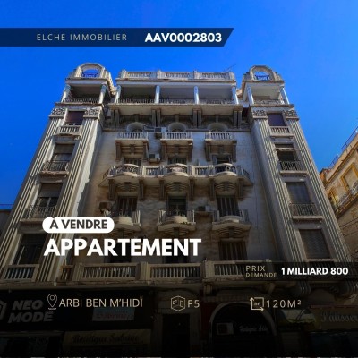 Vente Appartement F5 Oran Oran