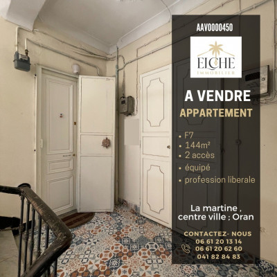 Vente Appartement F7 Oran Oran