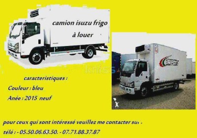 عين-الدفلى-العبادية-الجزائر-خدمات-location-de-camion-isuzu-frigo