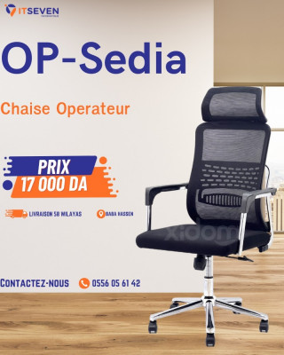 Chaise operateur ergonomique filet OP-Sedia