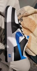 chaussures-garcon-basquette-nike-bleu-et-noir-blanc-blida-algerie