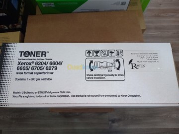 Toner xerox 6204 et toner oce plotwave 300 compatible USA RAVEN STOCK LIMITE