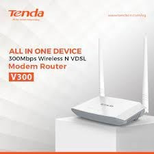 network-connection-modem-tenda-vdsl-n300-bab-ezzouar-alger-algeria