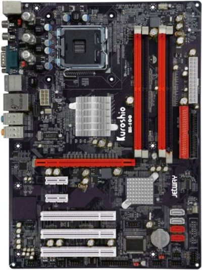 CARTE MERE JETWAY Bi-100-KU LGA775 3PORTS PCI AVEC CPU+RAM