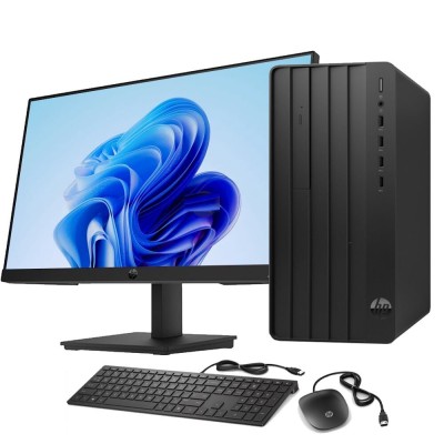 HP PRO TOWER 290 G9 - I3-12100 - 8GB - 256GB SSD - UHD 770 + ÉCRAN HP 22" P22VB G5+ CLAVIER + SOURIS