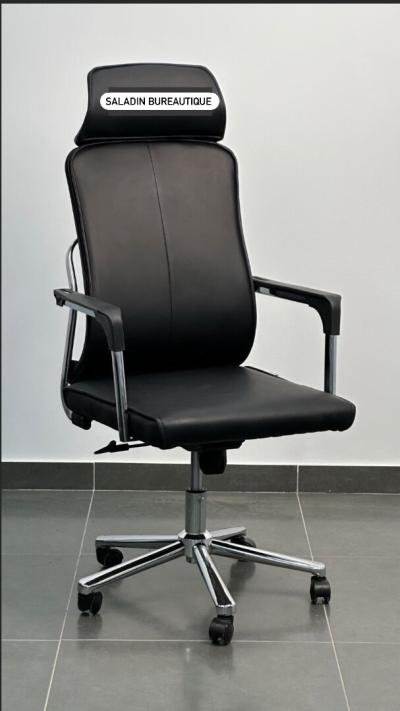 Chaise de bureau en similicuir 