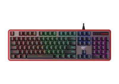 CLAVIER MECANIQUE HAVIT PROGRAMMABLE KB870L RVB