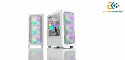 BOITIER ARES C301 WHITE 4FAN ARGB