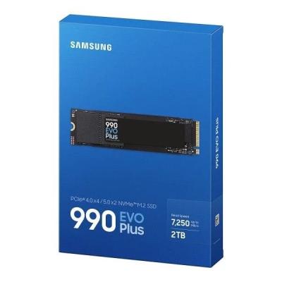 SSD SAMSUNG 990 EVO PLUS M.2 SSD 2T NVME PCI-E 4.0 x4 PCI-E 5.0 x2 READ SPEED 7250Mb