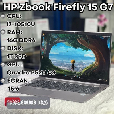 HP Zbook Firefly 15 G7 i7-10510U 16G 1T SSD QUADRO P520 4G 15.6"