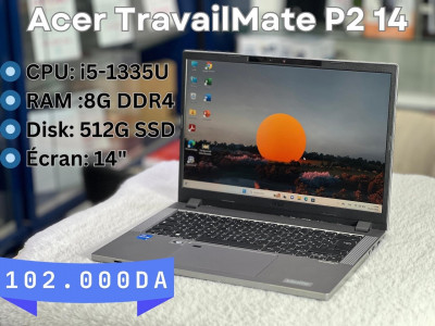 Acer TravailMate P2 14 I5 13EME 8G 512G SSD 14"