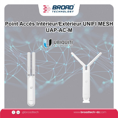 Unifi AC Mesh 802.11AC with plug & play Mesh Réf:UAP-AC-M UBIQUITI
