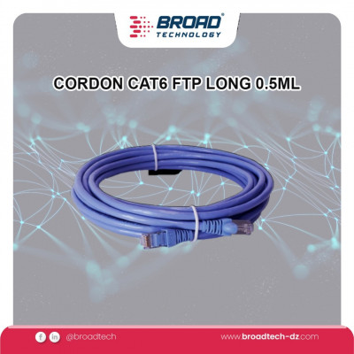 CORDON CAT6 FTP LONG 0.5ML