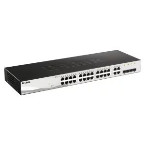 DGS-F1210-26PS-E D-link Switch 24 10/100/1000 Mbps PoE ports +2 Gigabit SFP Ports