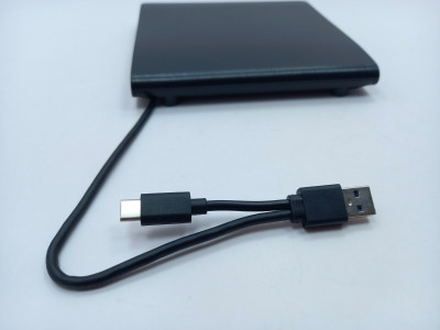 Graveur & Lecteur Dvd & CD Externe Slim USB 3.0/USB Type-C TCS-W7