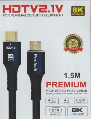 Cable HDMI V 2.1 8K ( Tous distance )  Compatible avec PS5