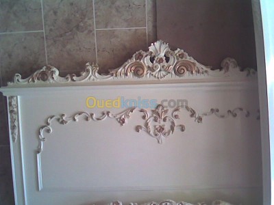 Chambre à coucher blanc ivoire