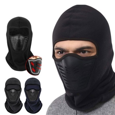 Cagoule dHiver en Polaire Excefore Chaude, Respirante et Coupe-Vent avec Maille Filet