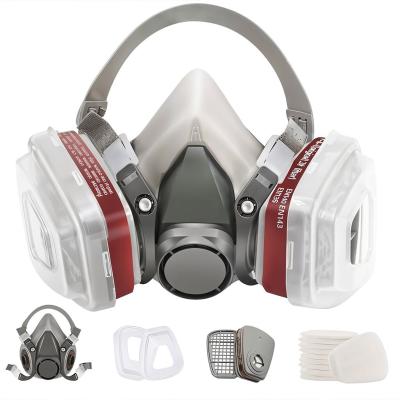 Masque de Sécurité Anti-Gaz et Vapeurs  Idéal pour Travaux de Peinture au Plomb