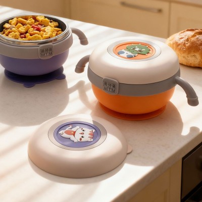 Boîte Repas pour Enfants Couvercle Illustré et Design Amusant