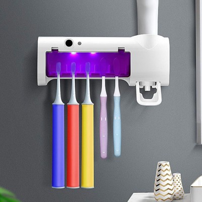 Hygiène & Organisation  Stérilisateur + Porte-Brosses à Dents 2-en-1