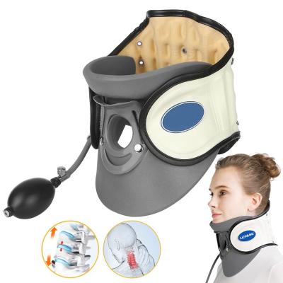 Appareil de Traction Cervicale Gonflable avec Pompe - Correcteur de Posture du Cou