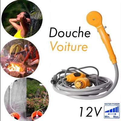 Douche de Voyage Extérieure 12V - Idéale pour Camping-Car et Randonnée