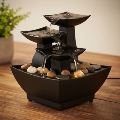 Fontaine dIntérieur Relaxante avec Cascade et Lumière LED