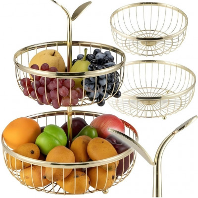 gadget-de-cuisine-panier-a-fruits-en-metal-2-niveaux-kg-blida-algerie