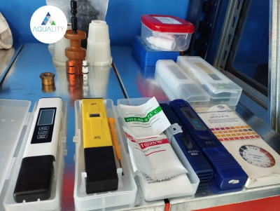 Testeurs de dureté kit TH, TDS, conductivité, pH, Comparateur Chlore