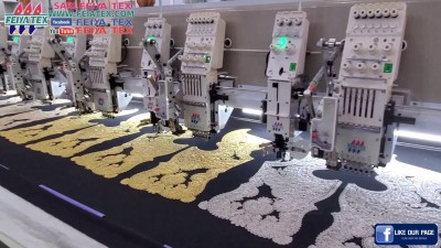 machine à broderie 12 tete feiya texماكينة الطرز اختصاص 12 راس 