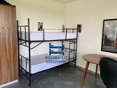 Lit superposé métallique Usine Algérie Rouiba Lit سرير بطابقين