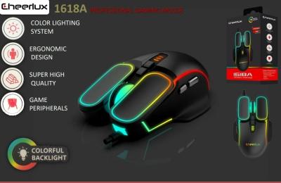 SOURIS GAMING USB RGB CHEERLUX 1618A