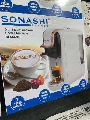 PROMO MACHINE A CAFÉ 3EN1 SONASHI 