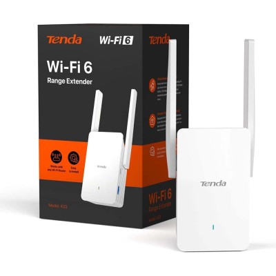 Tenda A23 Répéteur Extender WiFi 6 sans-fil Double Bande AX1500 Antennes 2 x 5dBi