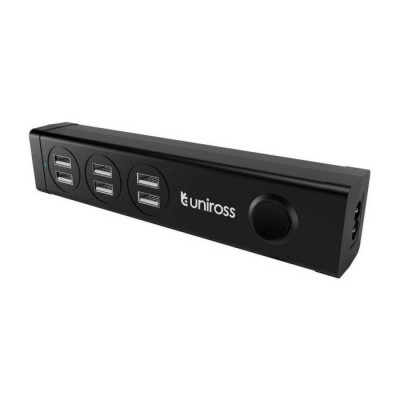 Station de charge Rapide UNIROSS 6 x USB 6.8A 34W pour Tablette Smartphone Power Bank UUAW010