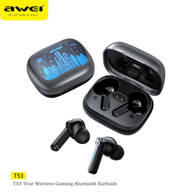 Ecouteur Earbuds Gaming sans-fil TWS Bluetooth 5.3 Awei T53