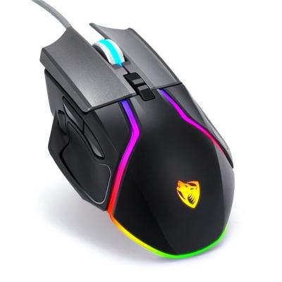 Souris Gaming Filaire USB RGB T-Wolf V11 programmables 8 boutons 6400 DPI