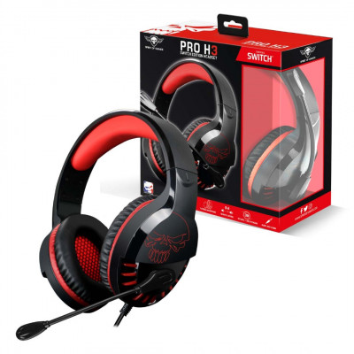 Casque Gaming filaire Spirit Of Gamer PRO-H3 SWITCH EDITION pour Nintendo Switch, Smartphone